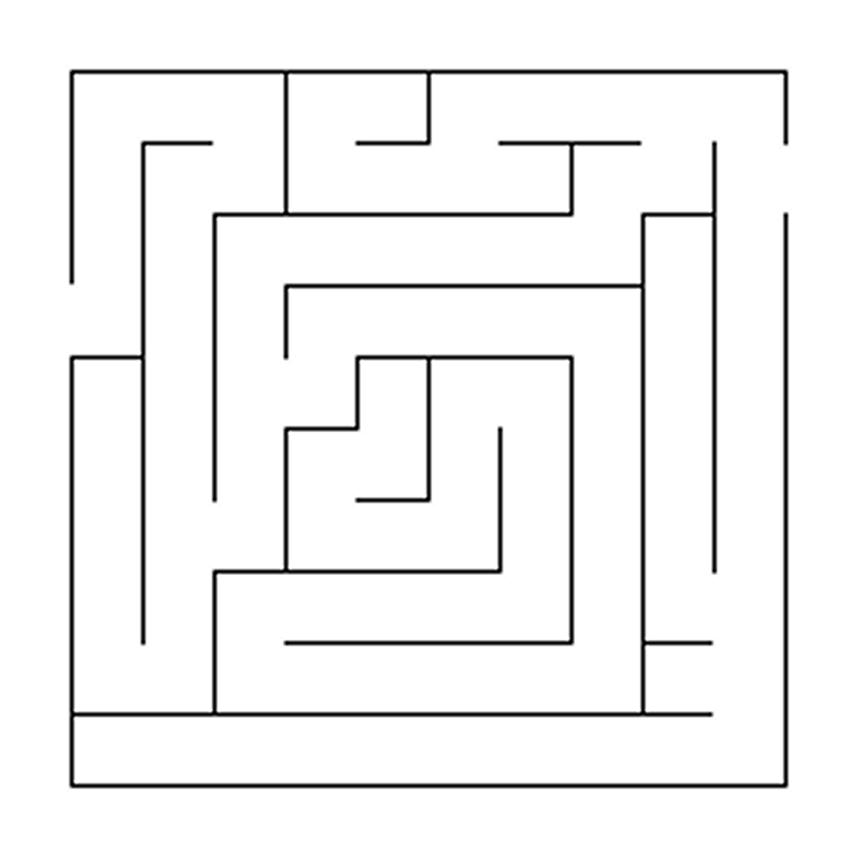 Coloriage d'un labyrinthe complexe avec des chemins sinueux et des motifs variés