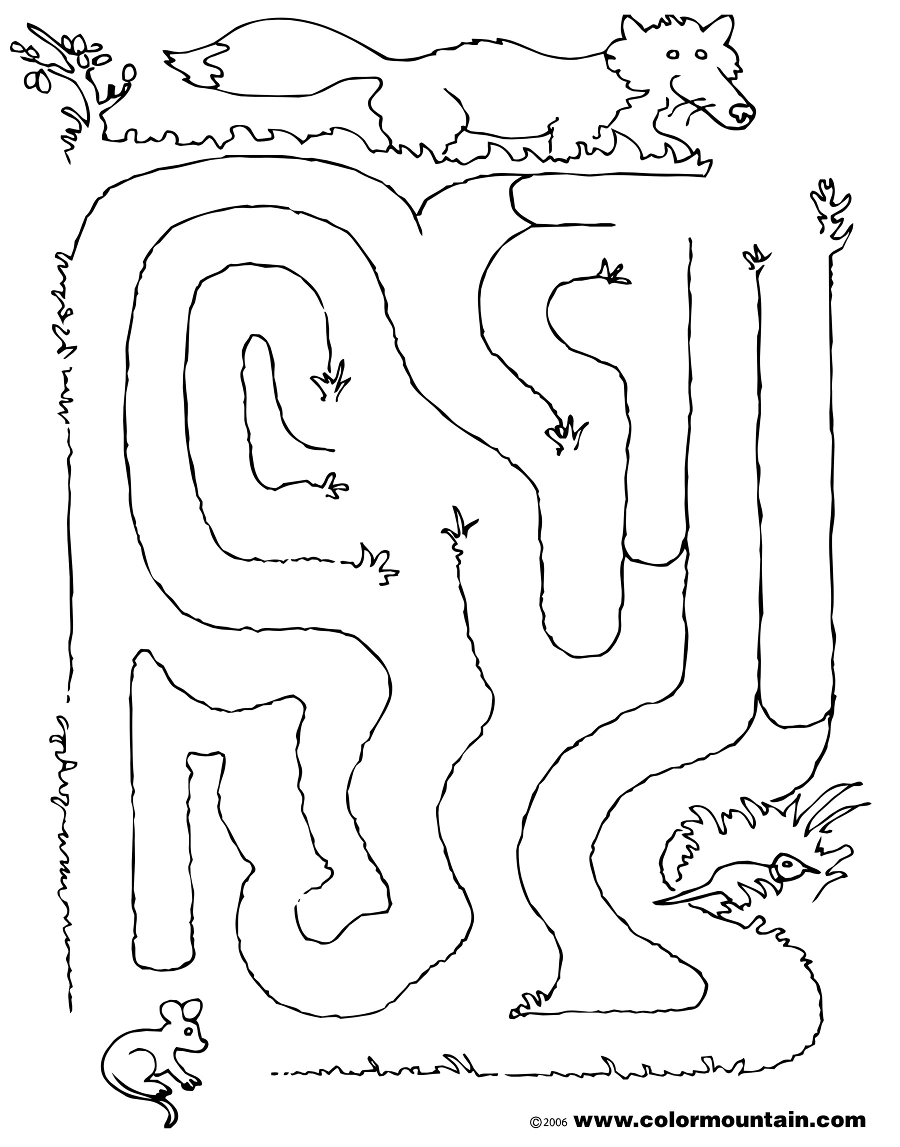 Labyrinthe complexe avec chemins entrelacés et obstacles