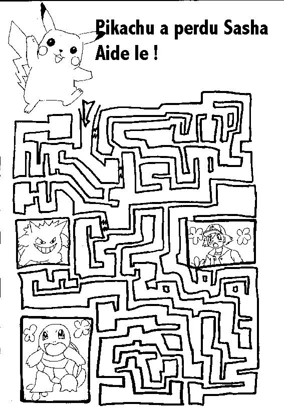 Coloriage de labyrinthes avec des chemins sinueux et des éléments de nature