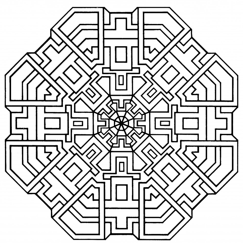 Labyrinthe complexe avec plusieurs chemins et éléments de nature