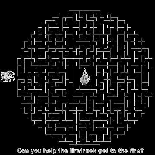 Labyrinthe complexe à explorer avec des chemins sinueux