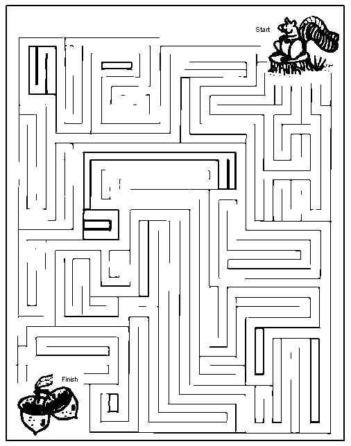 Coloriage de labyrinthes avec un chemin sinueux et des obstacles