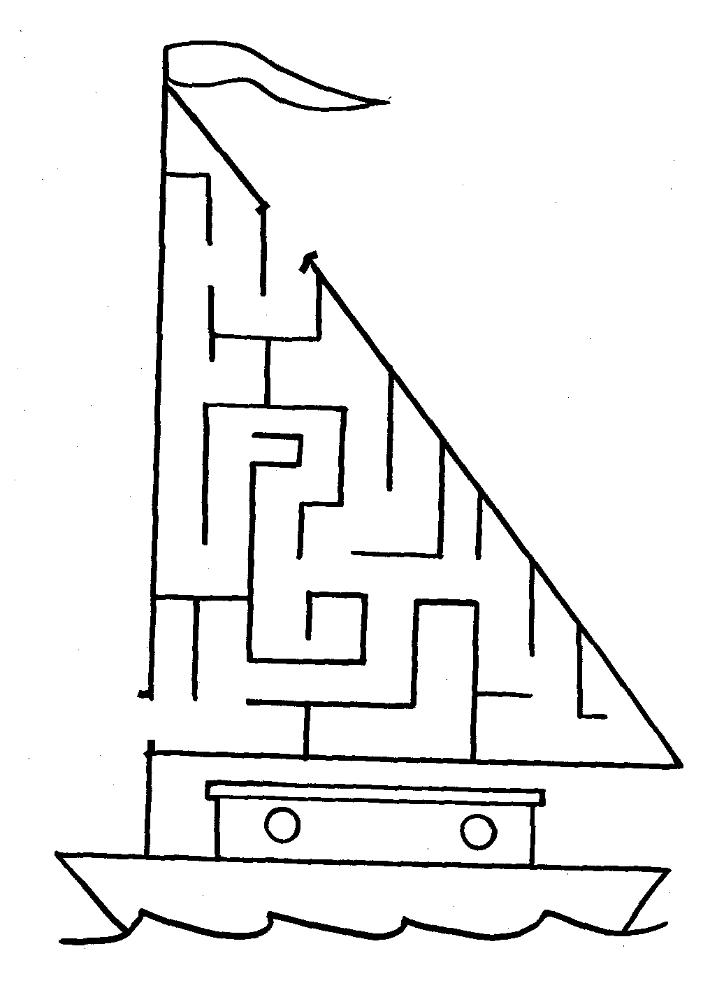 Un labyrinthe complexe à explorer pour petits aventuriers