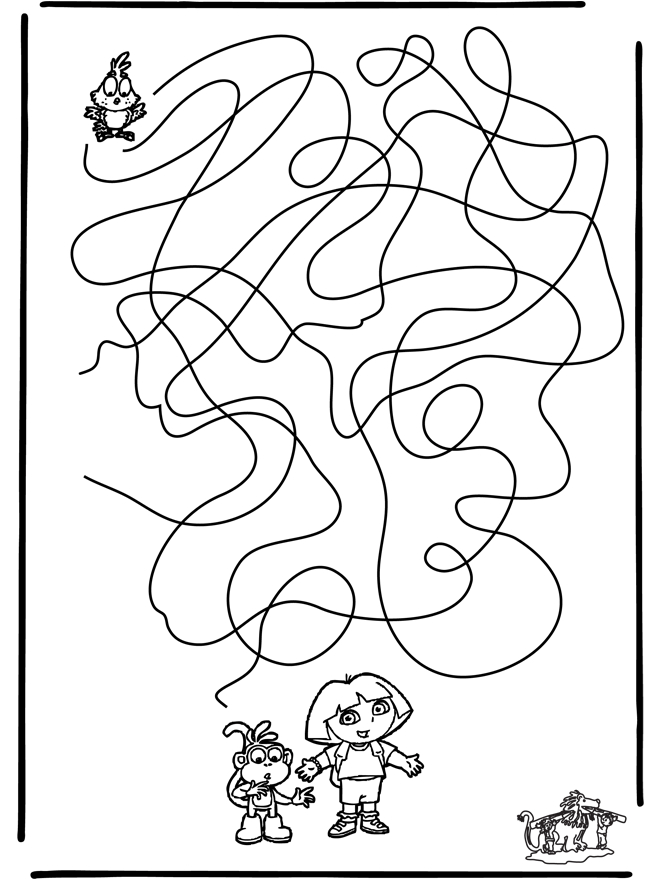 Labyrinthe complexe avec chemins tortueux et obstacles variés