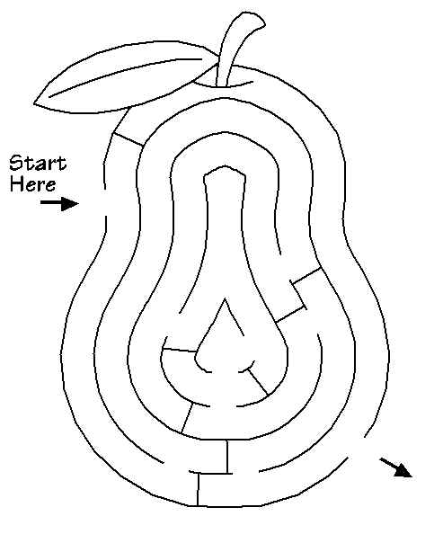 Coloriage d'un labyrinthe complexe avec éléments de nature