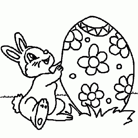 Lapin joyeux dans un jardin fleuri