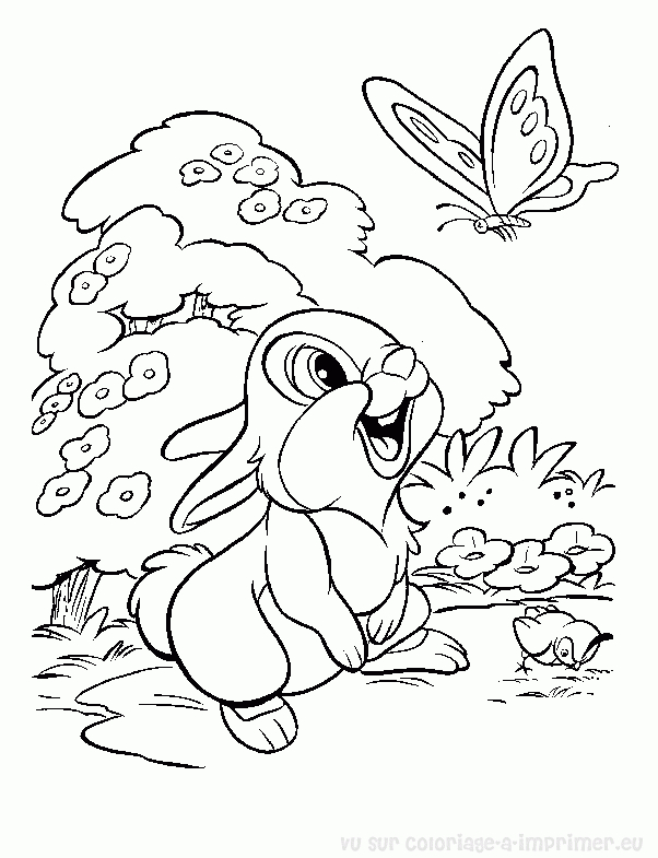 Un lapin joyeux dans un champ fleuri