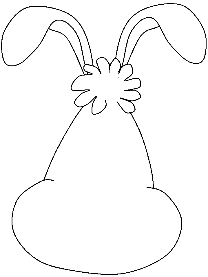 Un lapin mignon assis dans l'herbe avec des fleurs