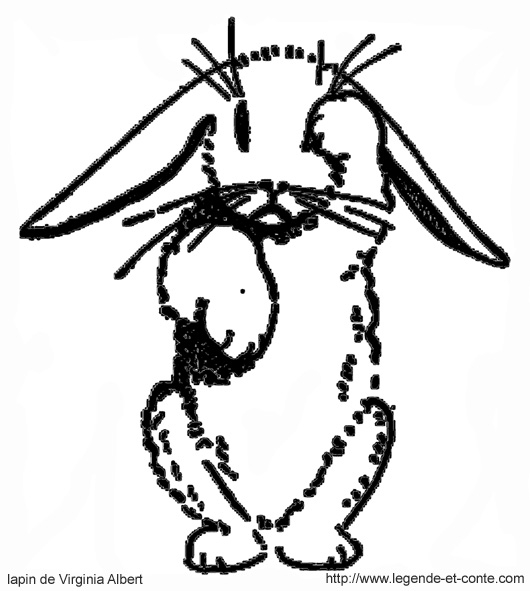 Un lapin joyeux se prélasse dans un jardin fleuri