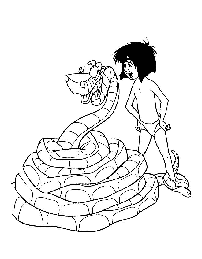 Scène d'aventure dans la jungle avec Mowgli et ses amis Scène d'aventure dans la jungle avec Mowgli et ses amis