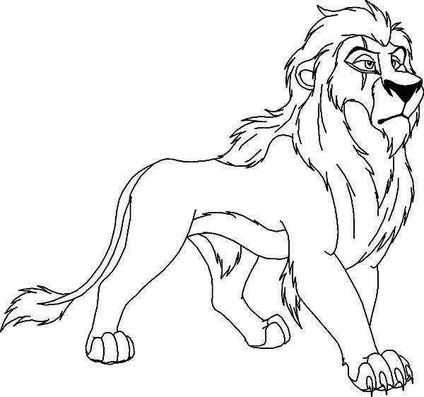 Simba et Nala jouant dans la savane africaine