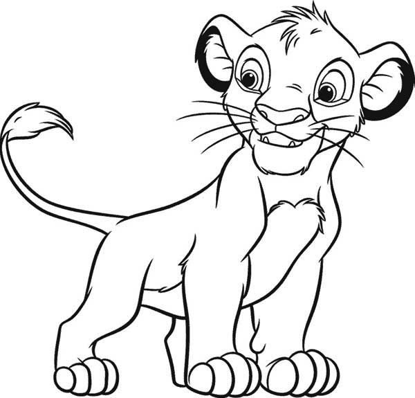 Le roi lion et ses amis dans la savane