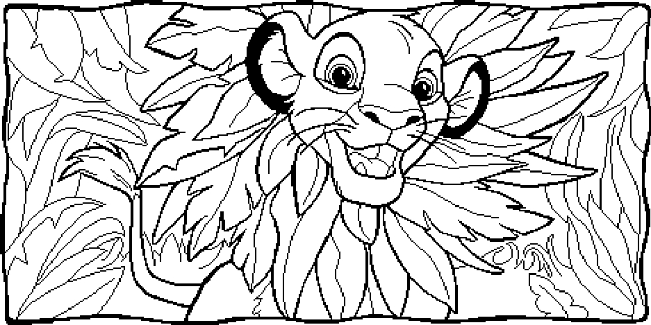 Le roi lion et son ami face à une savane majestueuse