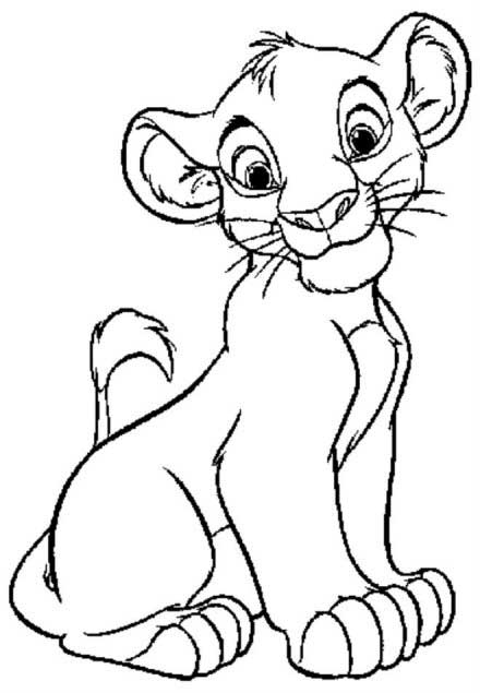 Le roi lion et ses amis dans la savane