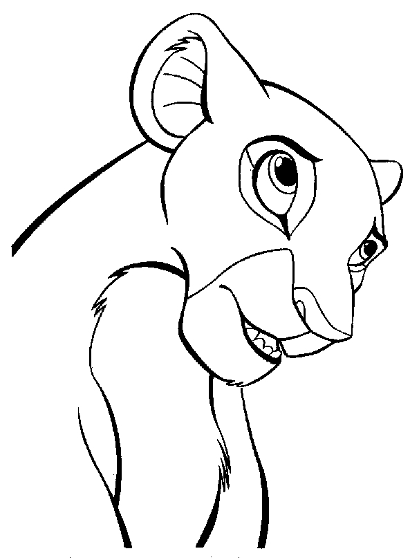 Le roi lion et ses amis dans la savane africaine