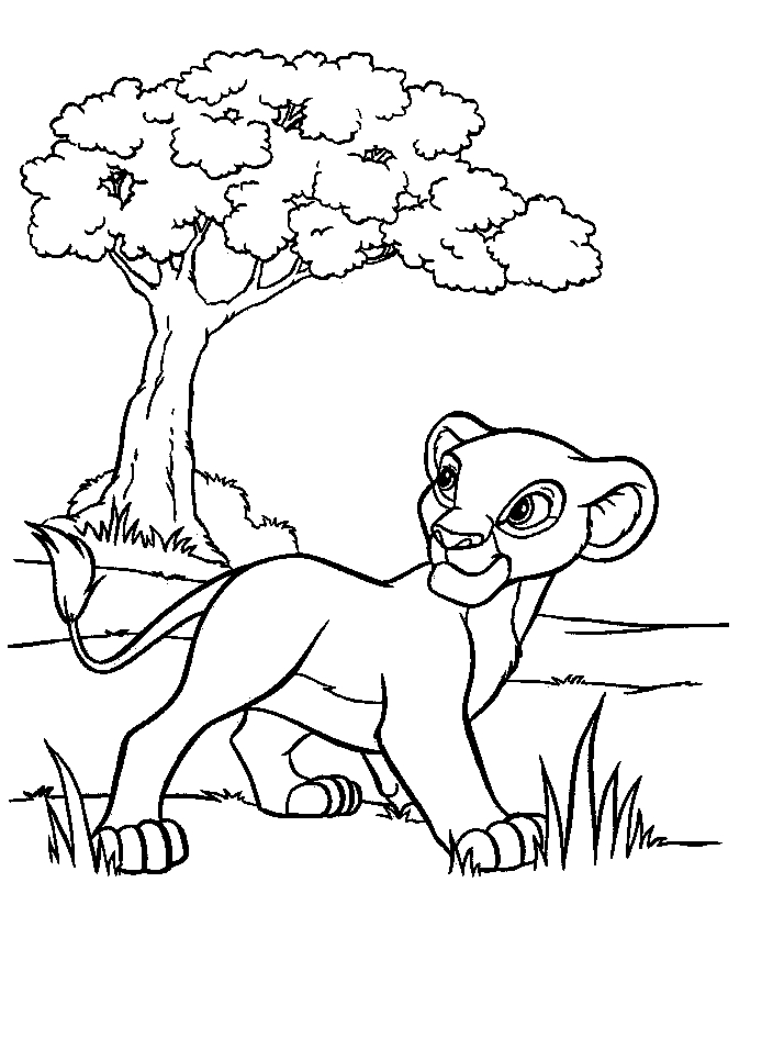 Scène emblématique du Roi Lion avec Simba et son père Mufasa dans la savane