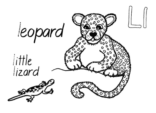 Coloriage d'un léopard majestueux dans son habitat naturel