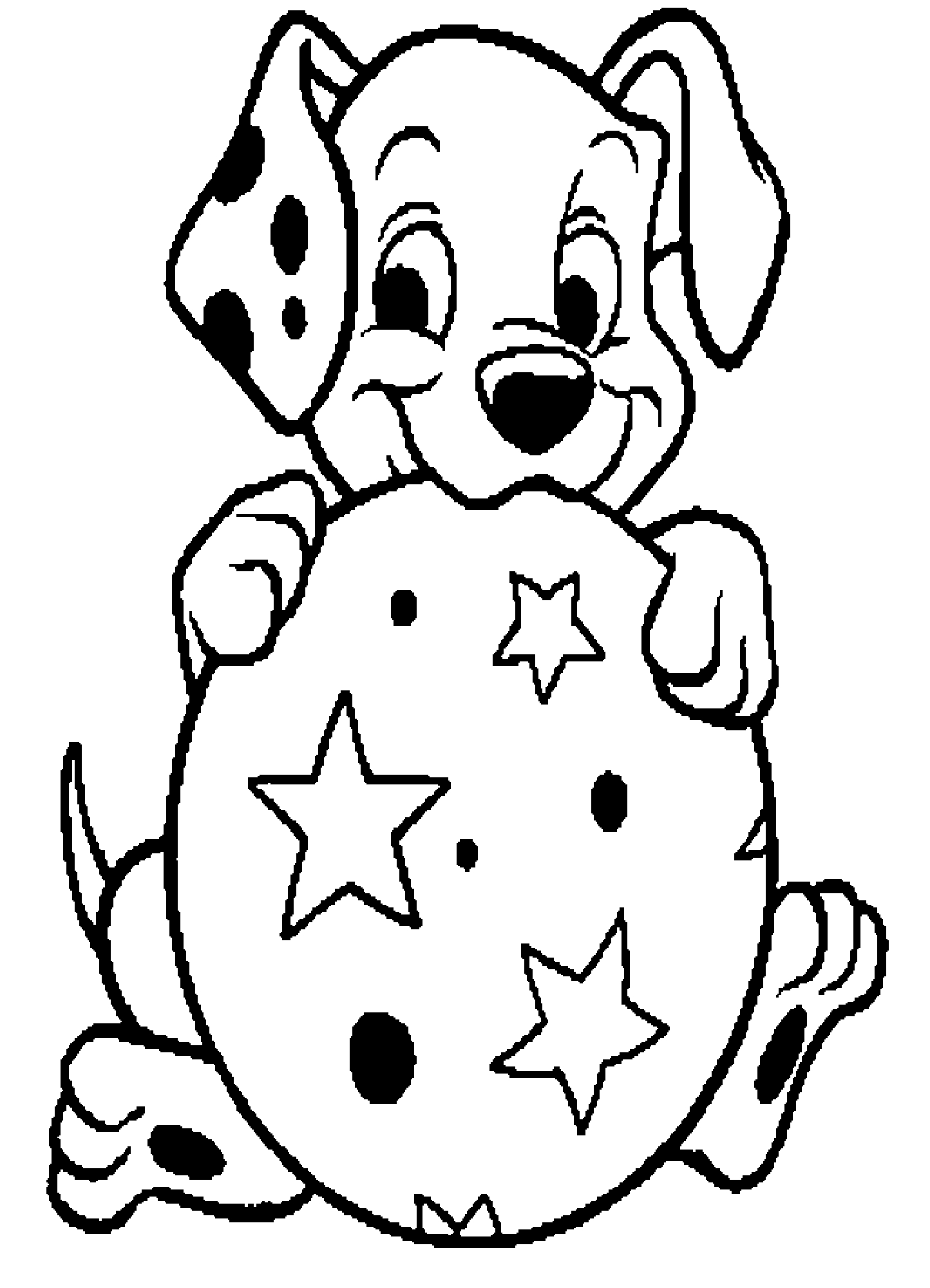 Les 101 Dalmatiens se reposent dans un parc ensoleillé
