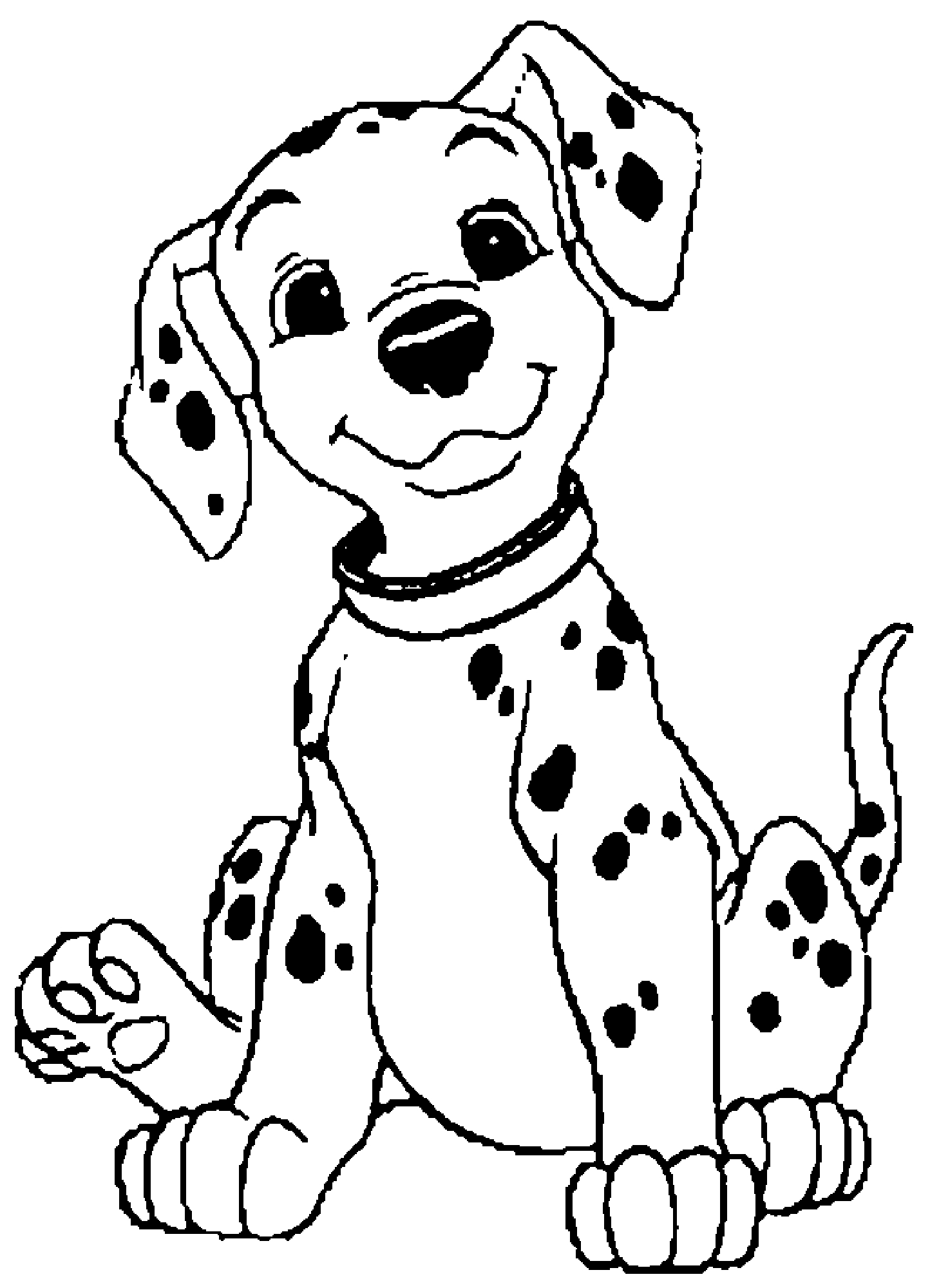 Les 101 Dalmatiens en pleine aventure dans un jardin