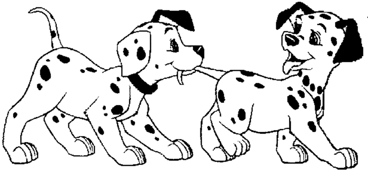 Les 101 Dalmatiens en pleine aventure dans un décor urbain