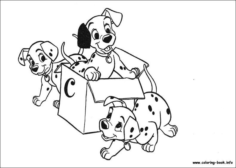 Les 101 Dalmatiens se reposent dans un décor paisible