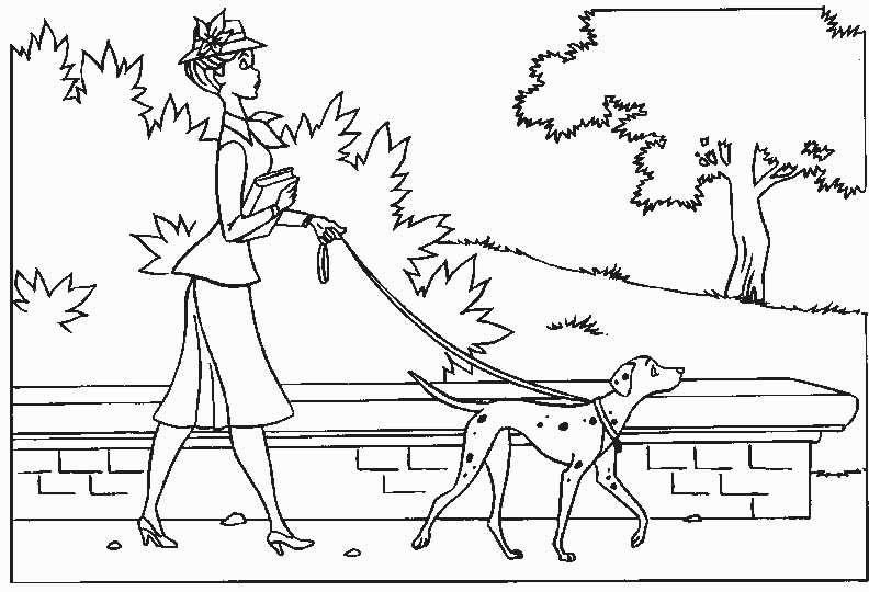 Les 101 Dalmatiens en pleine aventure dans un parc