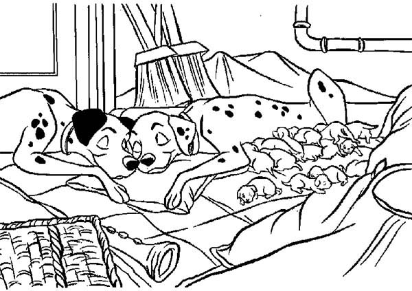 Les 101 Dalmatiens en pleine aventure dans un décor urbain