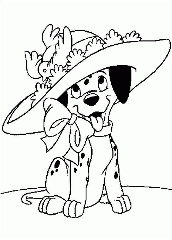 Les 101 Dalmatiens jouant ensemble dans un parc