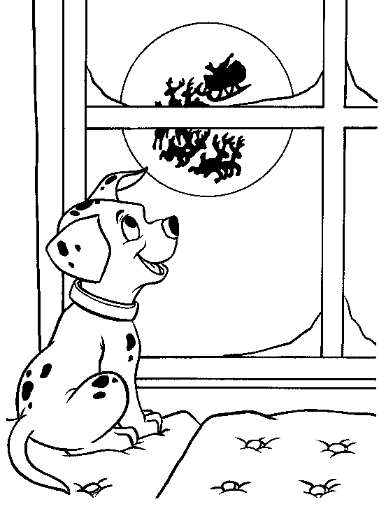 Les 101 Dalmatiens jouant dans un jardin ensoleillé