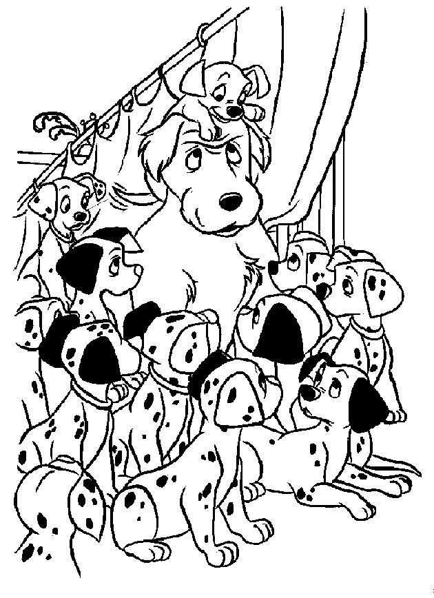Les 101 Dalmatiens jouent dans un jardin ensoleillé