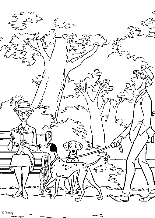 Les 101 Dalmatiens en pleine aventure dans un décor urbain