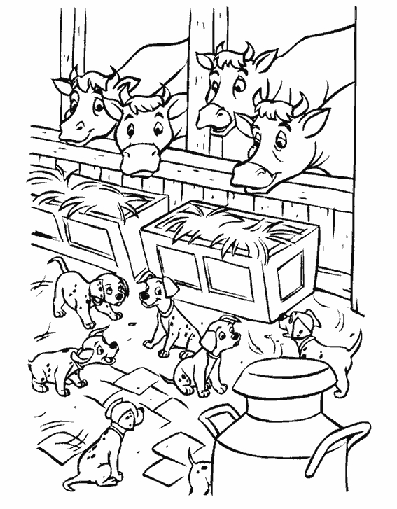 Les 101 Dalmatiens en pleine aventure dans un parc