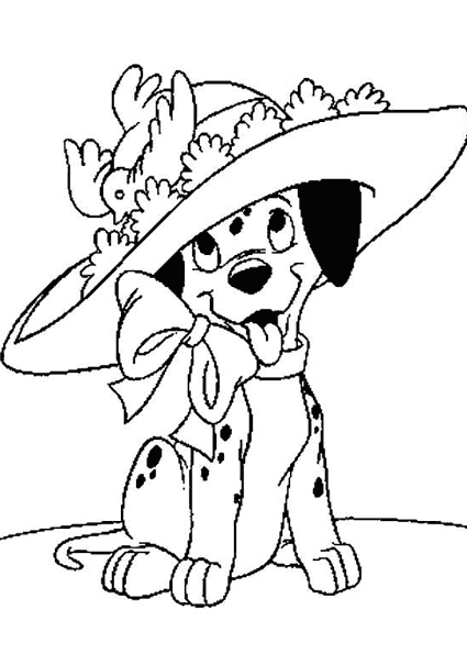 Les 101 Dalmatiens en pleine aventure dans un jardin