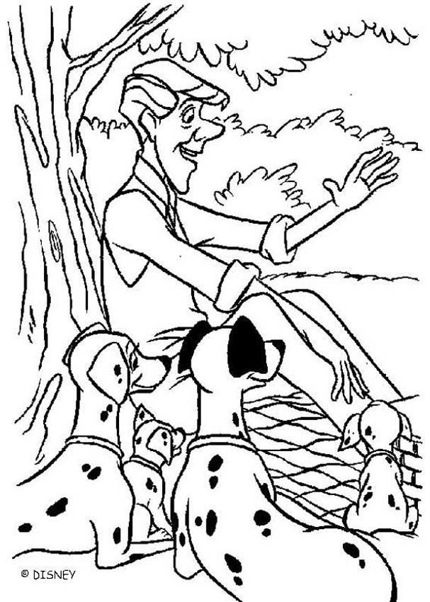 Les 101 Dalmatiens en pleine aventure dans un décor urbain