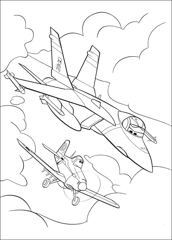 Des avions en plein vol dans un ciel dynamique