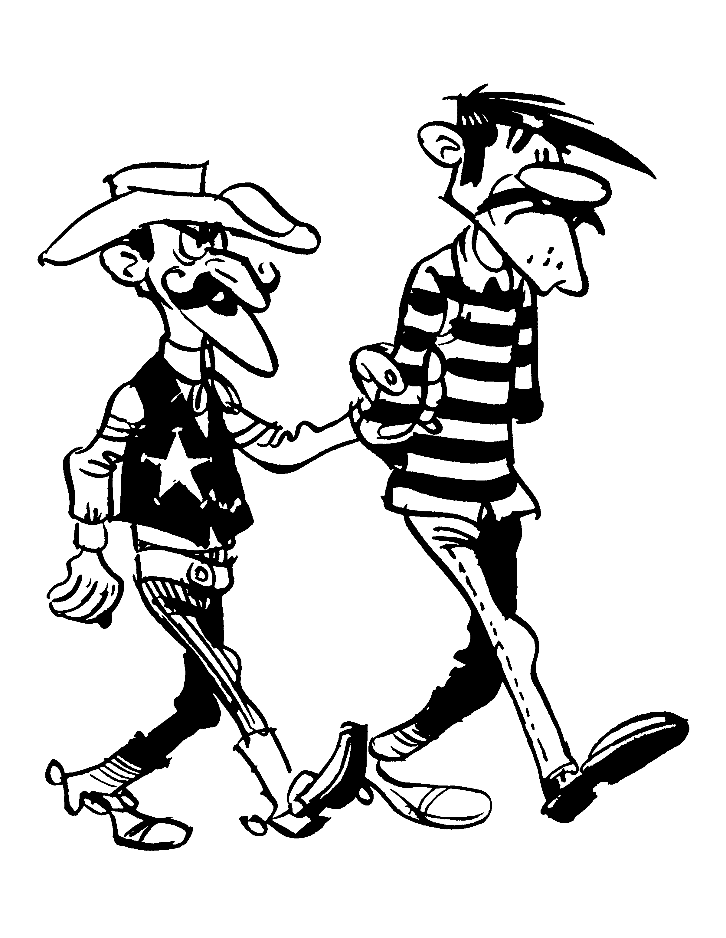 Les Dalton en pleine aventure dans le Far West