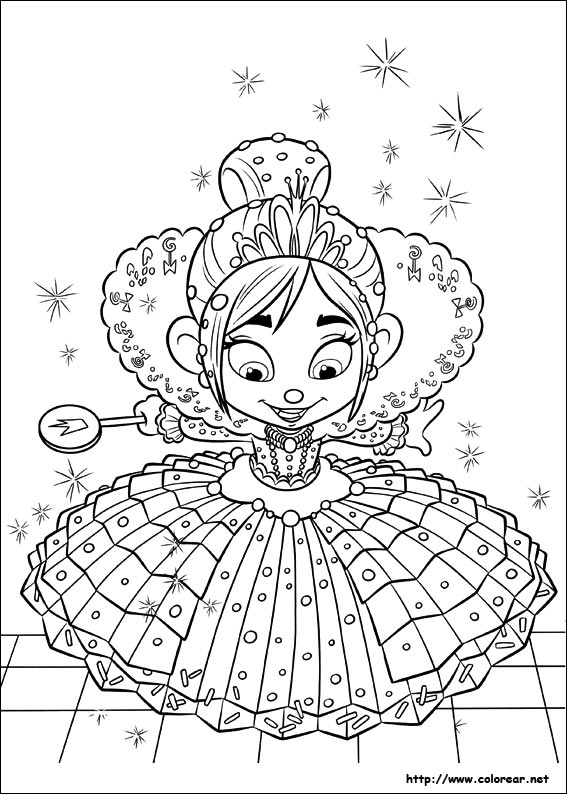 Ralph et Vanellope en pleine aventure dans un décor numérique
