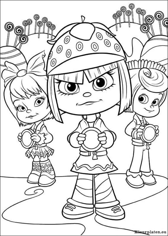 Ralph et Vanellope en pleine aventure dans un décor numérique