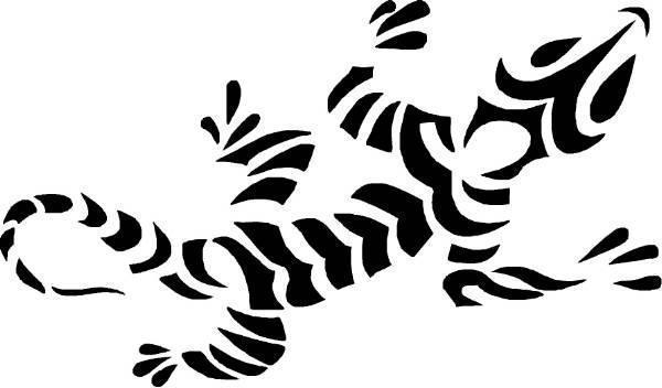 Coloriage de lézards sur une branche avec un décor naturel