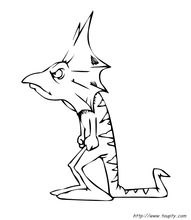 Coloriage de lézards sur une surface texturée