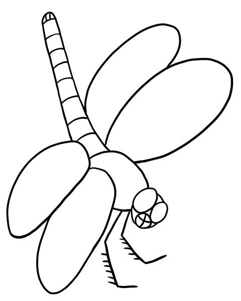 Libellule posée sur une fleur dans un jardin paisible