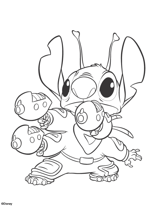 Lilo et Stitch en pleine aventure sur la plage
