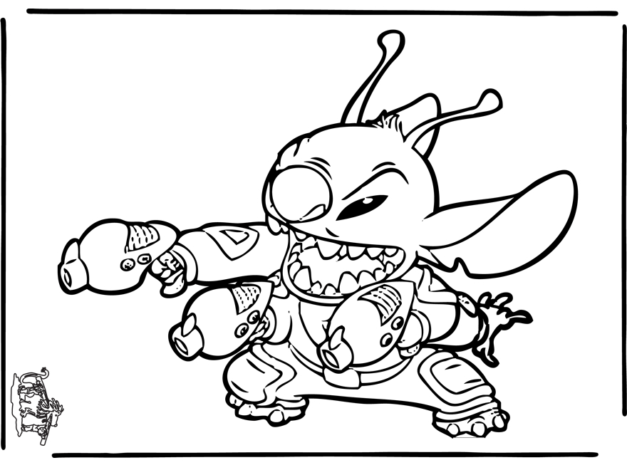 Lilo et Stitch en pleine aventure à la plage