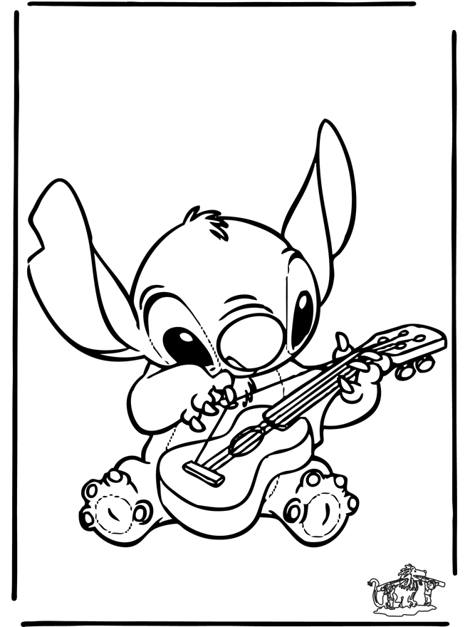 Lilo et Stitch en pleine aventure sur une plage