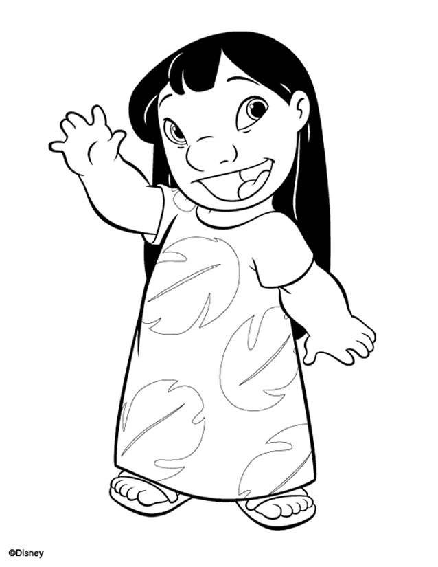 Lilo et Stitch jouant sur la plage avec des palmiers en arrière-plan