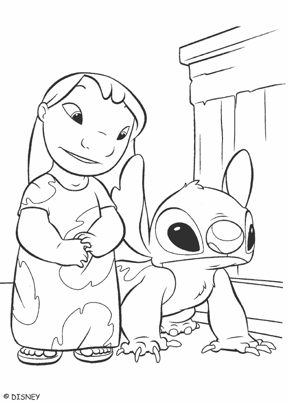 Lilo et Stitch en pleine aventure sur la plage