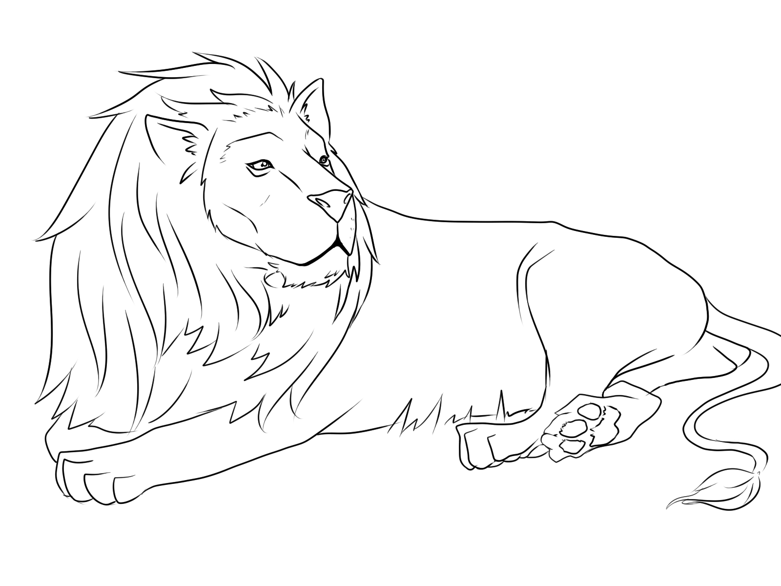 Coloriage Lion #7228 à imprimer Coloriage Lion #7228 à imprimer
