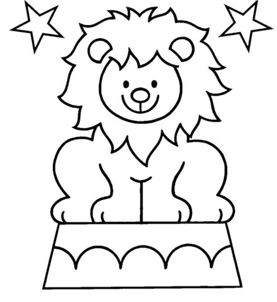 Coloriage d'un lion majestueux dans un décor naturel
