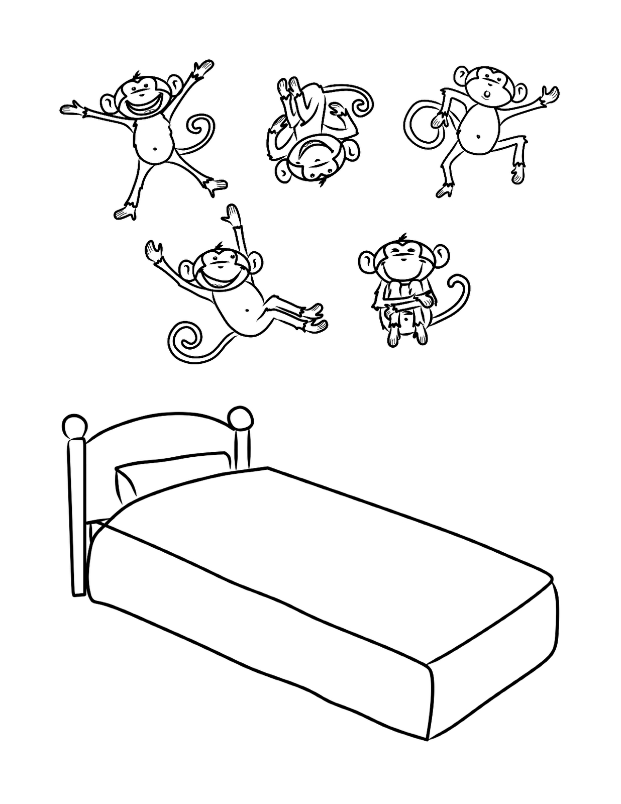 Coloriage d'un lit avec oreillers et couette dans une chambre Coloriage d'un lit avec oreillers et couette dans une chambre