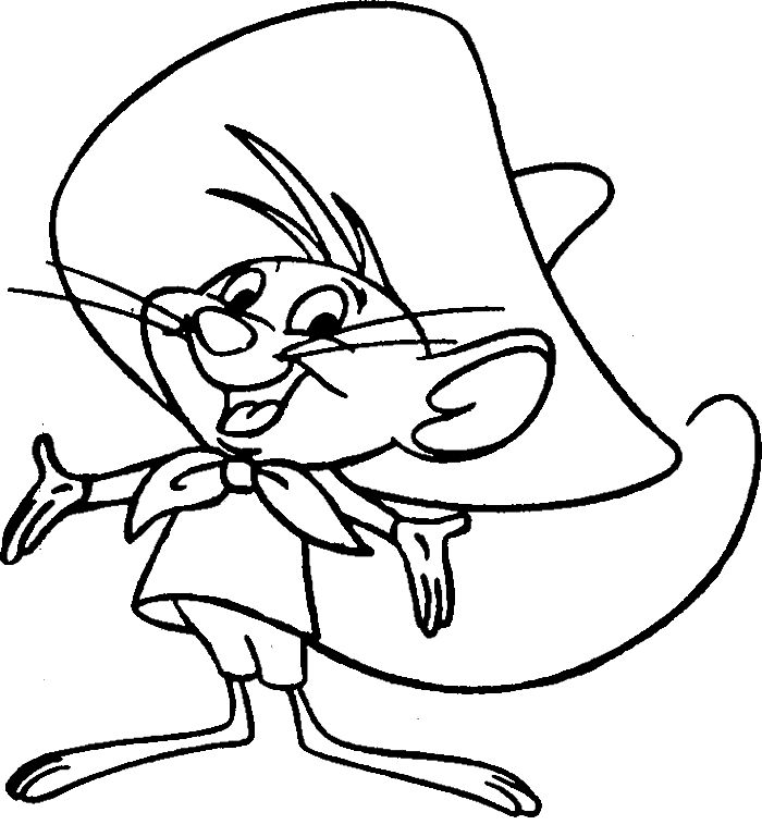 Coloriage de personnages Looney Tunes en pleine aventure